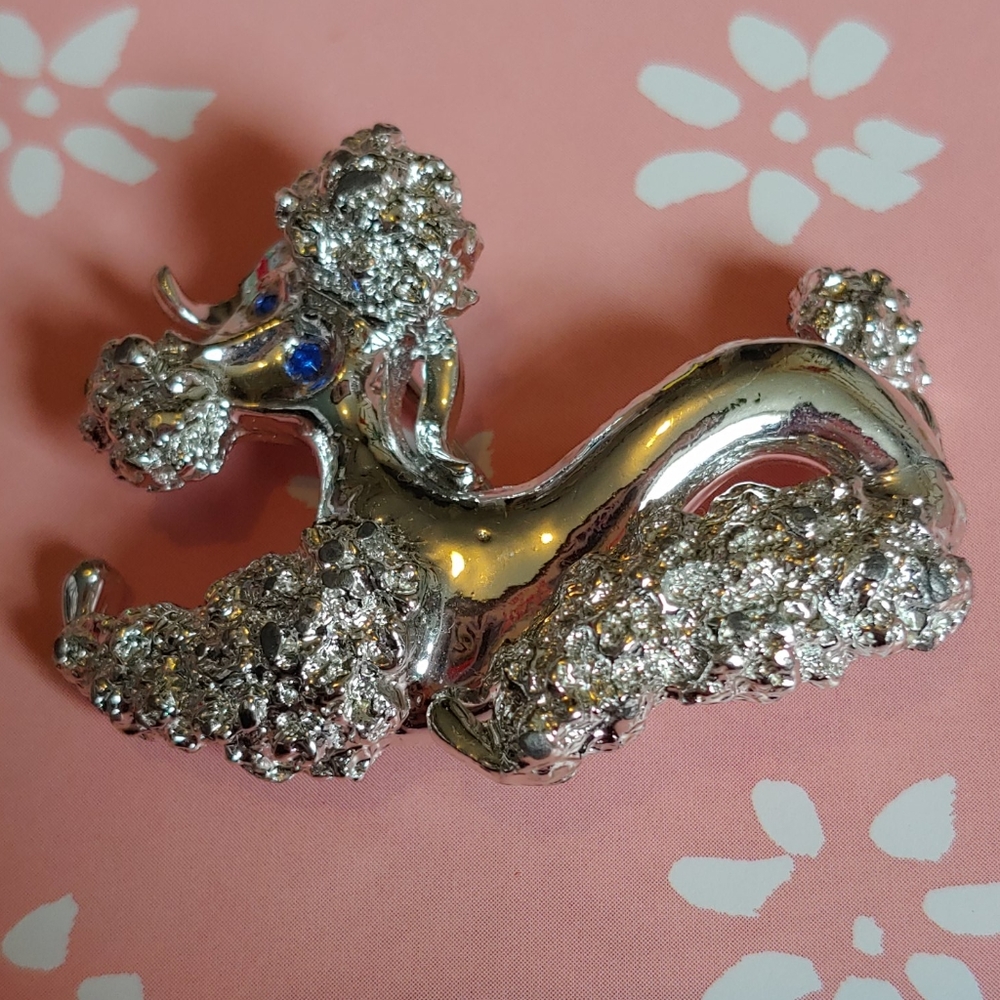 Poodle Brooch